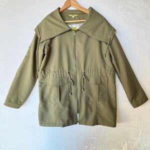 Gianni Bini Olive Green Utility Jacket